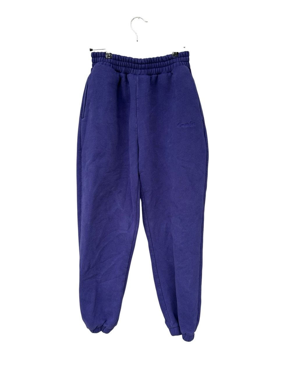 Comfrt Signature Sweatpants - Indigo Deep Blue - Cotton - Unisex Medium - 27.5” - Picture 5 of 11
